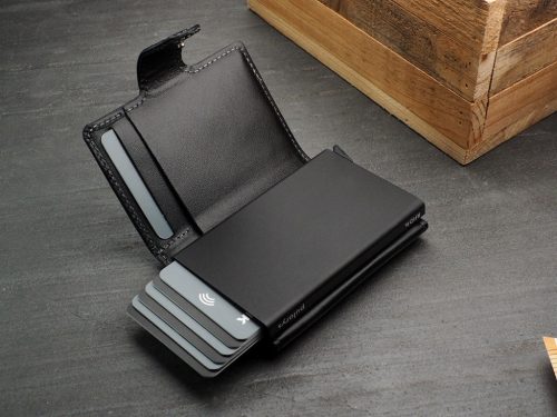 Solo RFID pénztárca - Fekete