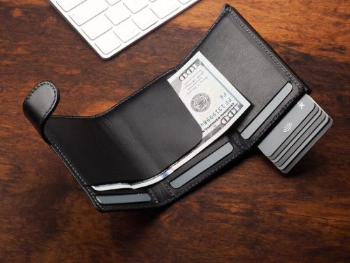 Oxford RFID pénztárca - fekete