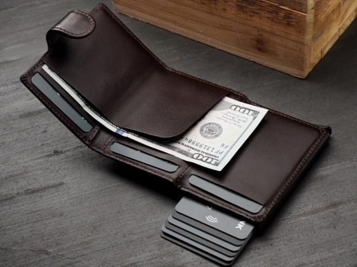 Soho RFID pénztárca - Barna