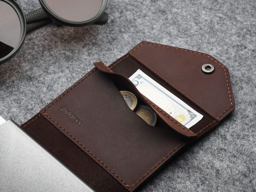 Porter RFID pénztárca - Hunter Leather - Barna