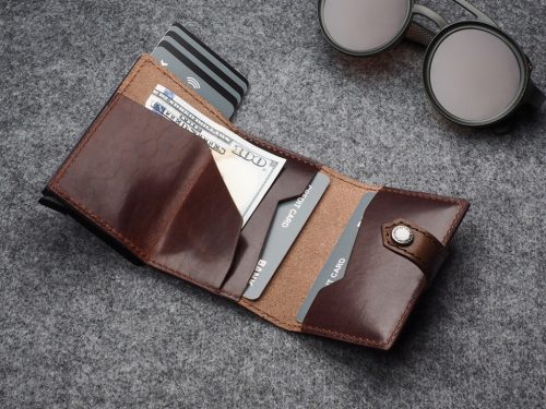 Hiker RFID pénztárca - barna