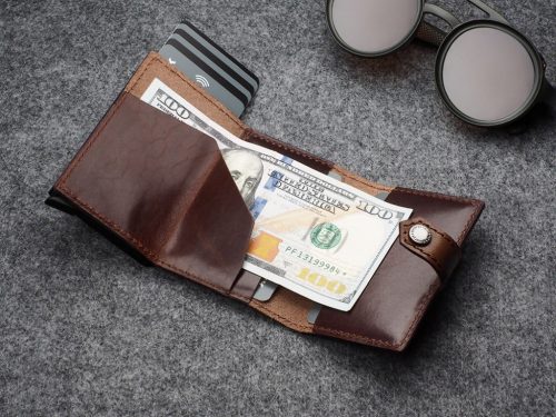 Hiker RFID pénztárca - barna