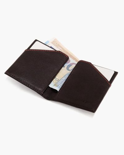 ROIK City Dark Brown - slim pénztárca