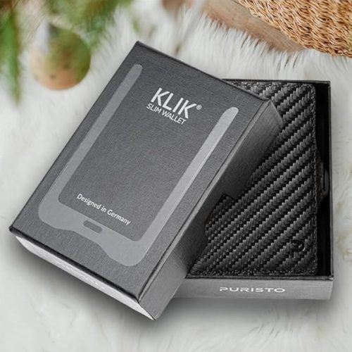 KLIK Minimal Coin Slim Wallet XL