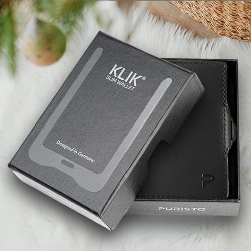 KLIK Minimal Coin Slim Wallet XL