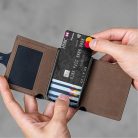 KLIK Minimal Coin Zip Slim Wallet