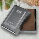 KLIK Minimal Coin Zip Slim Wallet