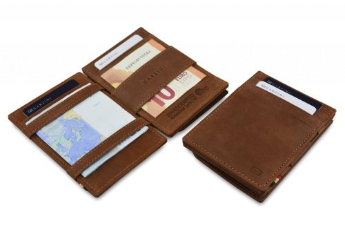 Magic Wallet Essenziale Coins Java Brown