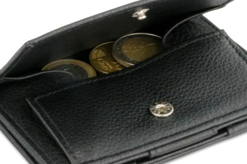 Magic Wallet Essenziale Coins Raven Black