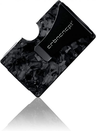 Pénzcsipeszes kártyatartó - Forged Carbon