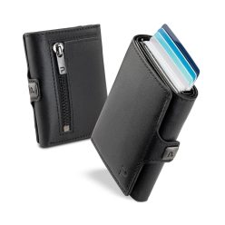 KLIK Minimal Coin Zip Slim Wallet