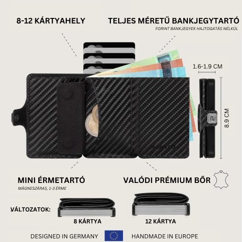 KLIK Minimal Coin Slim Wallet